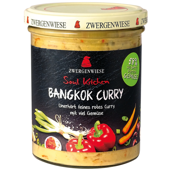 Soul Kitchen Bangkok Curry - Veganes Bio Fertiggericht aus Gemüse, Kokos und Curry