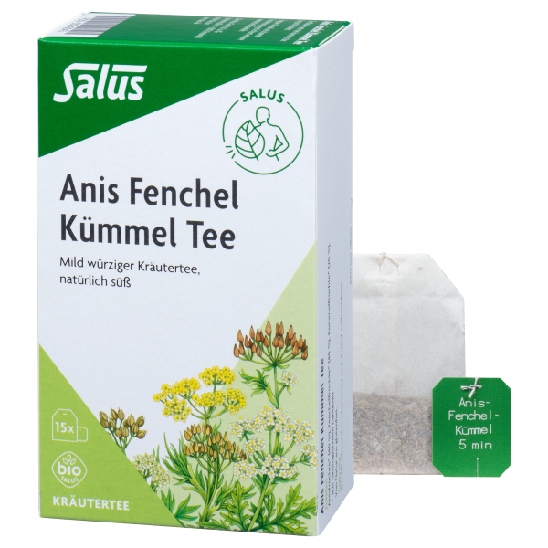 Salus Anis Fenchel Kümmel Tee Bio Beutel 15 Stück
