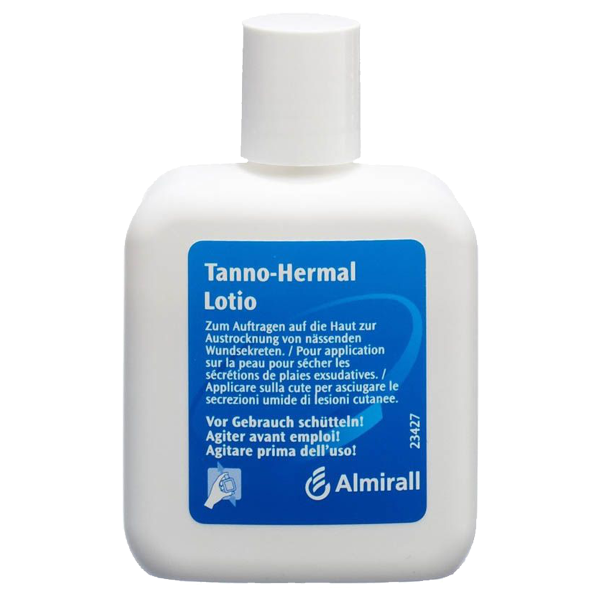 Tanno-Hermal Lotion zum Auftragen auf die Haut zur Austrocknung von nässenden Wundsekreten
