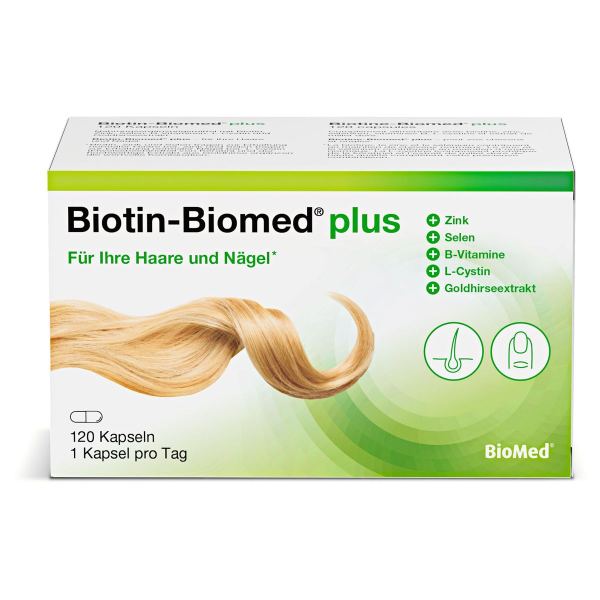 Biotin-Biomed plus für Ihre Haare und Nägel