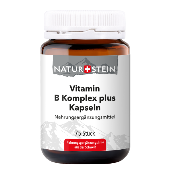 NATURSTEIN Vitamin B Komplex plus Kapseln 75 Stück