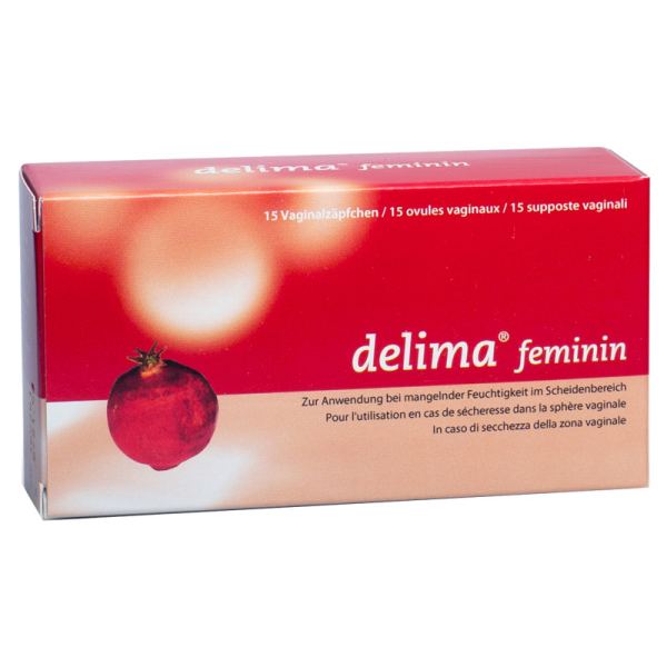 DELIMA Feminin Vaginalzäpfchen 15 Stück