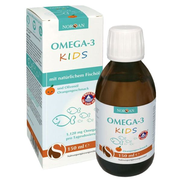 Norsan Omega-3 Kids Fischöl Flasche 150 ml