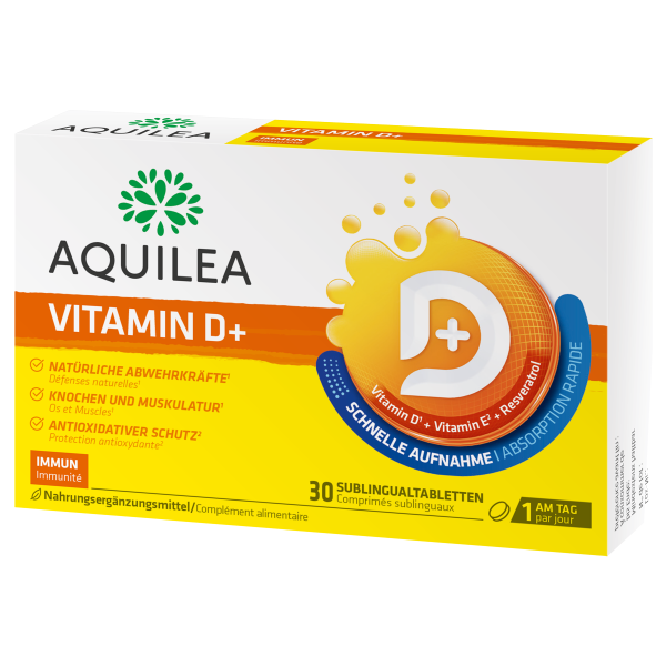 Aquilea Vitamin D+ Sublingual Tabletten 30 Stück