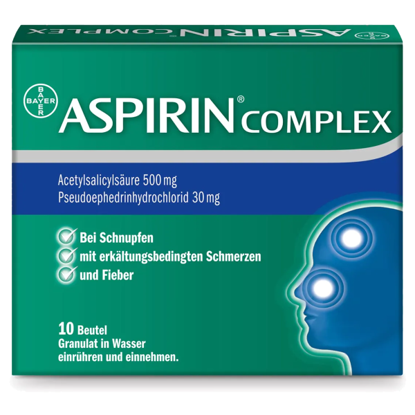 Aspirin Complex Granulat Beutel 10 Stück