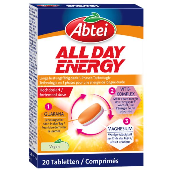 Abtei All Day Energy Tabletten Blister 20 Stück