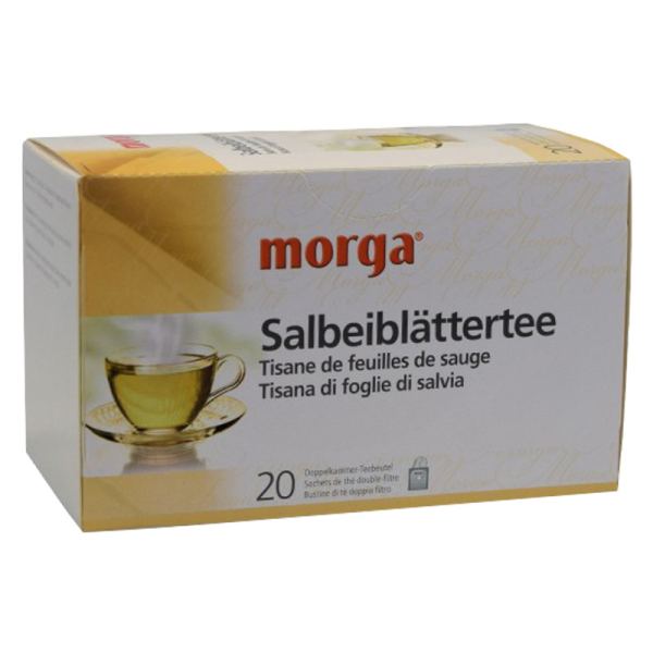 MORGA Salbei dreilappig Tee Beutel 20 Stück