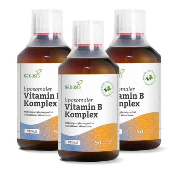 Sanasis Vitamin B Komplex liposomal 3x 250 ml