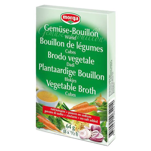Morga Gemüse Bouillon Würfel natriumarm 8 Stück