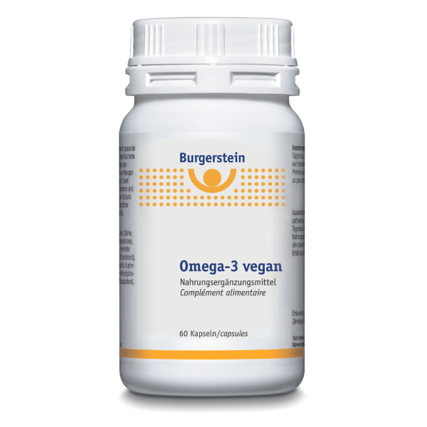 BURGERSTEIN Omega-3 Kapseln vegan 60 Stück