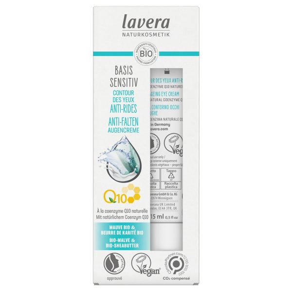 Lavera Anti-Falten Augencreme Q10 basis sensitiv 15 ml