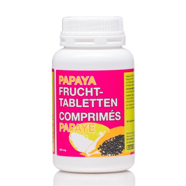Phytomed Papaya-Fruchttabletten 160 Stück