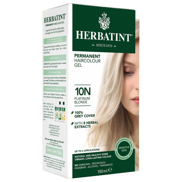 HERBATINT Haarfärbegel 10N Platinblond 150 ml
