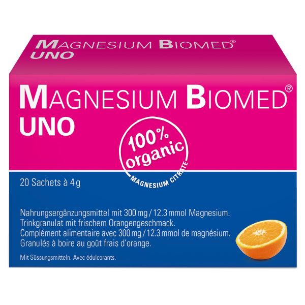 Magnesium Biomed Uno Granulat 20 Beutel