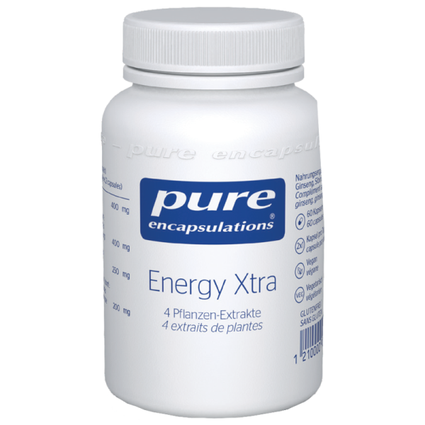 Pure Encaspulations Energy Xtra 4 Pflanzen-Extrakte