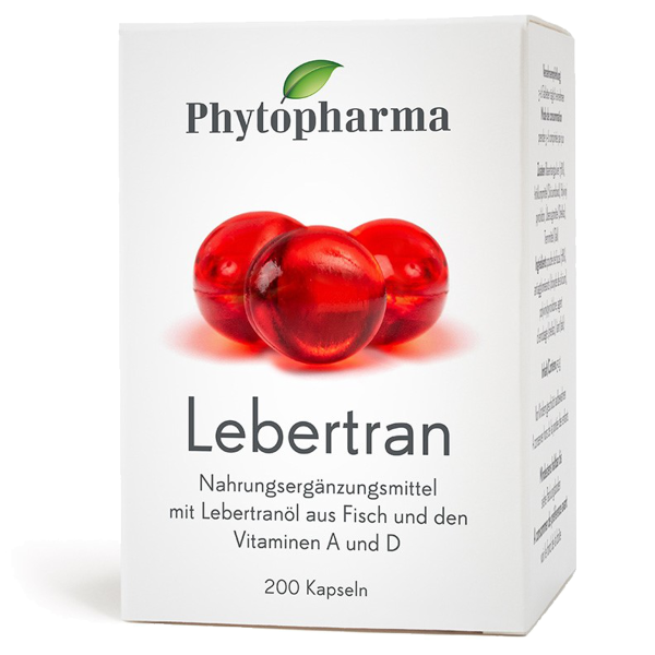 Phytopharma Lebertranöl Kapseln 200 Stück