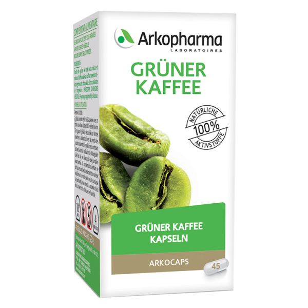 Arkocaps Grüner Kaffee Kapseln 45 Stück