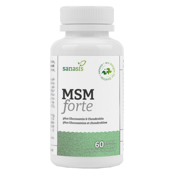 Sanasis MSM forte Glucosamin und Chondroitin Kapseln 60 Stück