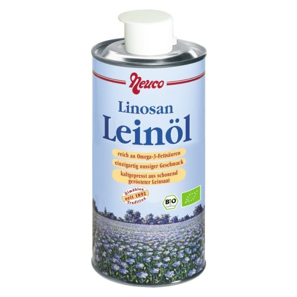 NEUCO Linosan Speiseleinöl unraffiniert Bio 500 ml
