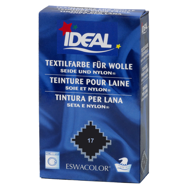 IDEAL Wolle Color Plv No17 schwarz 30g