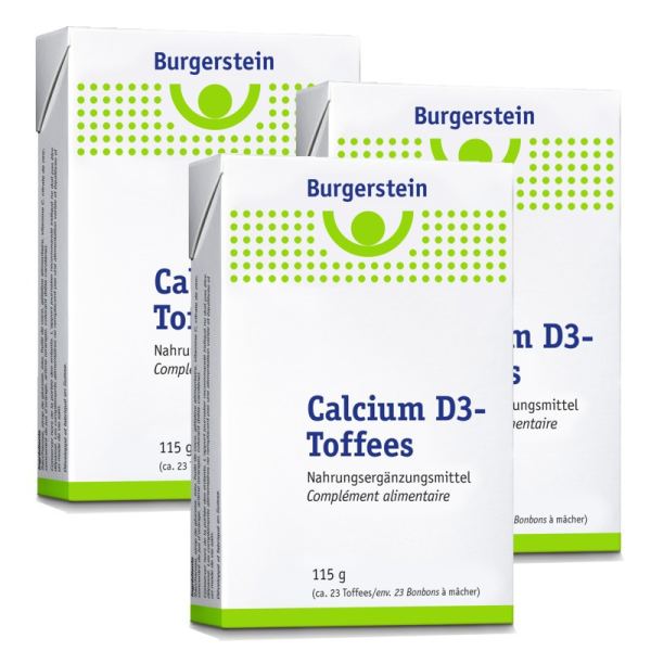 Burgerstein Calcium D3-Toffees 3x 115 g
