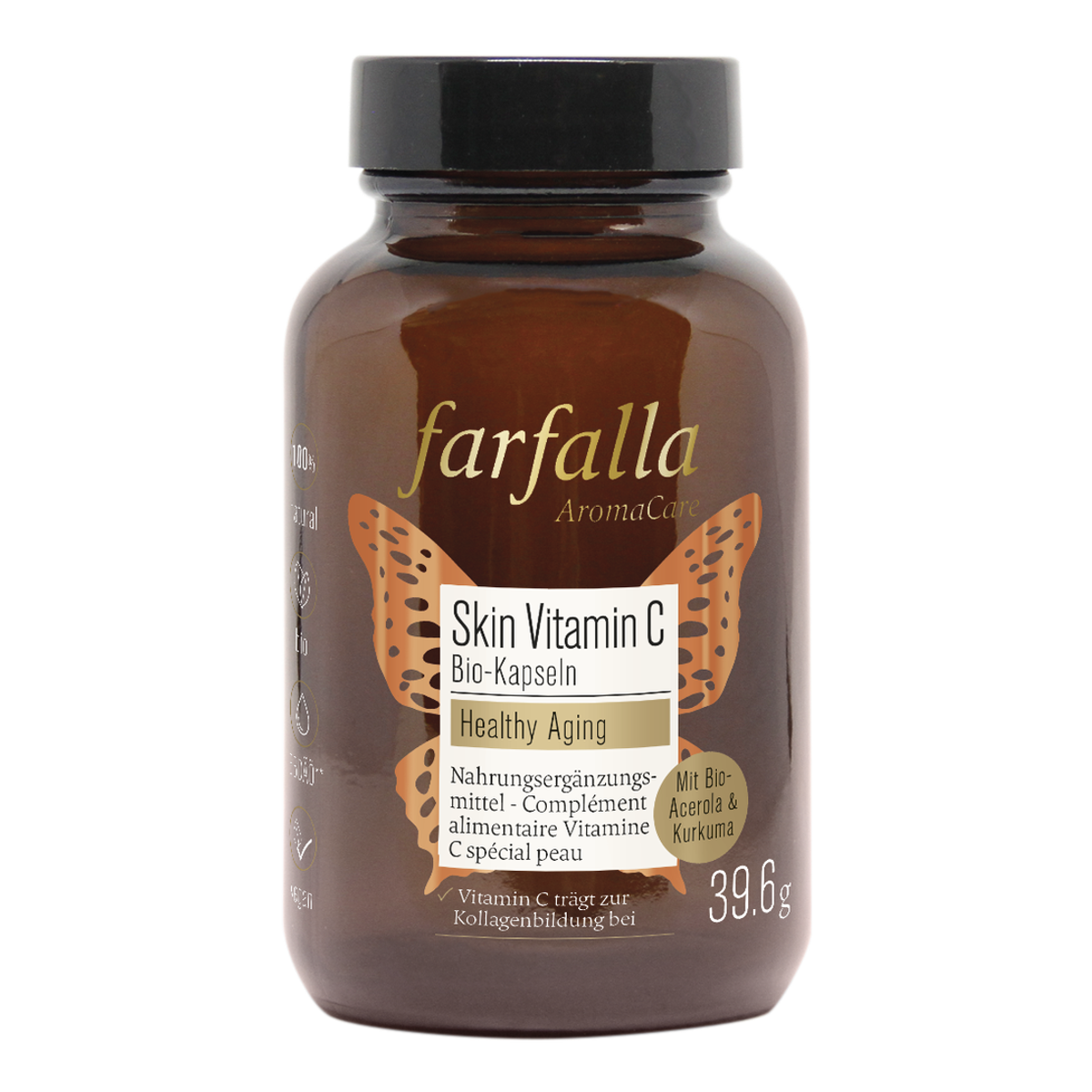 FARFALLA Skin Vitamin C Bio-Kapseln 80 Stück
