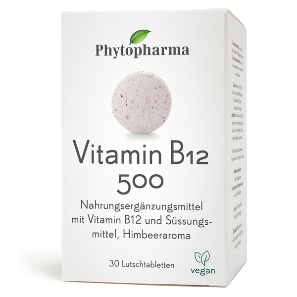Phytopharma Vitamin B12 Lutschtabletten 500 mcg 30 Stück