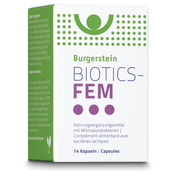 Burgerstein Biotics-Fem Kapseln 14 Stück