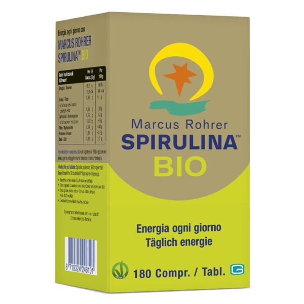 Marcus Rohrer Spirulina Tabletten Bio Glasflasche 180 Stück