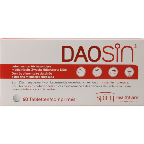 Daosin Tabletten bei Histaminintoleranz 60 Stück