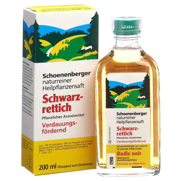 Schoenenberger Schwarzrettich Saft 200 ml