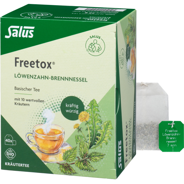 Salus Freetox Löwenzahn-Brennnessel Tee Bio Beutel 40 Stück
