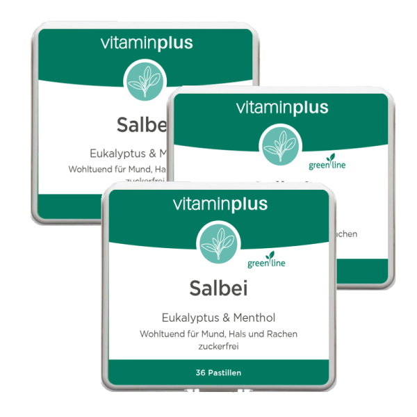 Vitaminplus Salbei Pastillen 3x 36 Stück