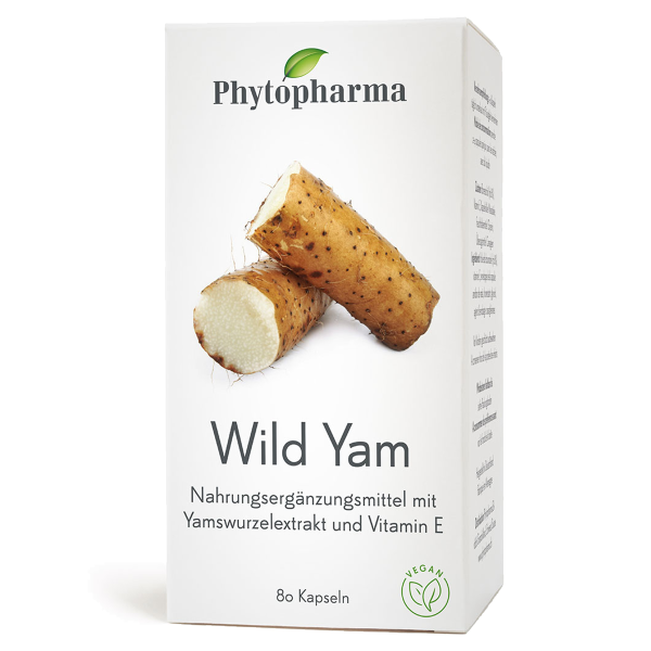 Phytopharma Wild Yam Yamswurzel 80 Stück