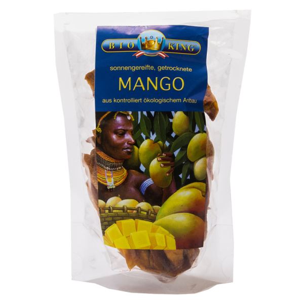 BioKing sonnengereifte, getrocknete Mango aus kontrolliert ökologischem Anbau