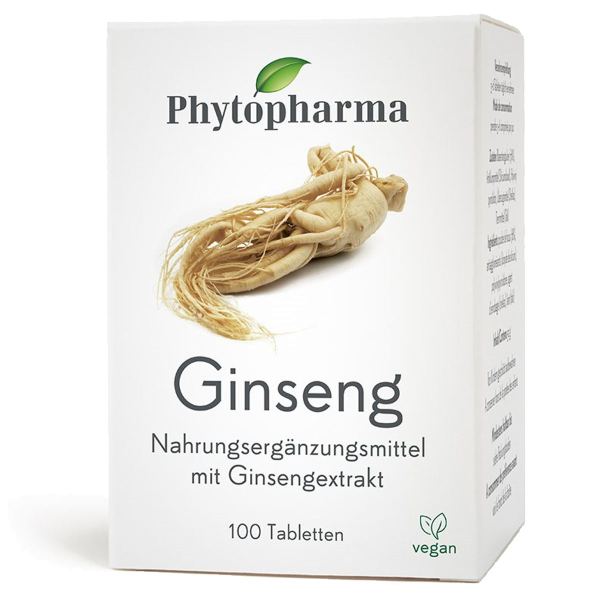 Phytopharma Ginseng Tabletten 100 Stück