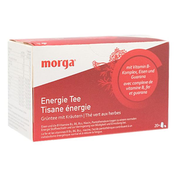 Morga Energie Tee mit Hülle Beutel 20 Stück