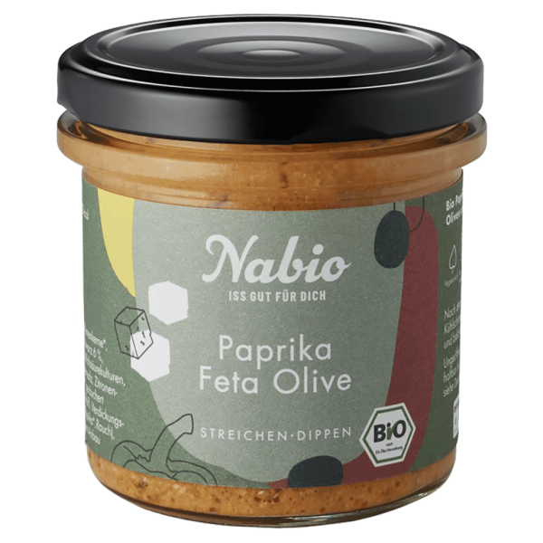 Nabio Aufstich Paprika Feta Olive 135 g