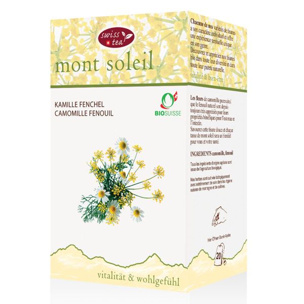 Swisstea Mont Soleil Kamille Fenchel Tee