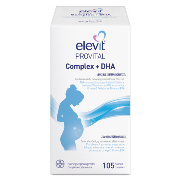 Elevit Provital Complex + DHA Kapseln 105 Stück