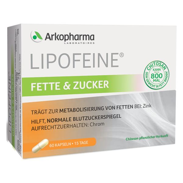 Arkopharma Lipoféine Fette und Zucker 60 Kapseln