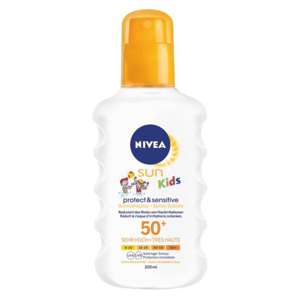 Nivea Sun Kids Protect & Sensitive Sonnenspray LSF 50+