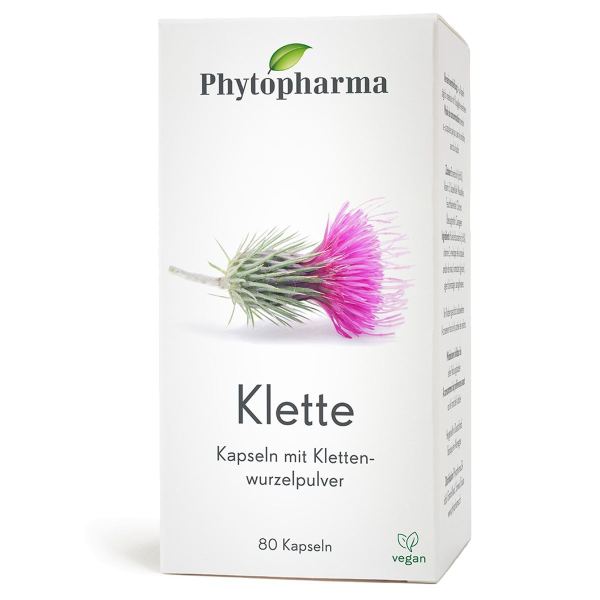 Phytopharma Klette Kapseln 350 mg 80 Stück