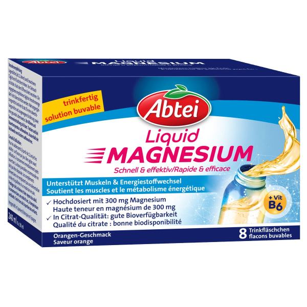 Abtei Magnesium liquid 8 Flaschen 30 ml