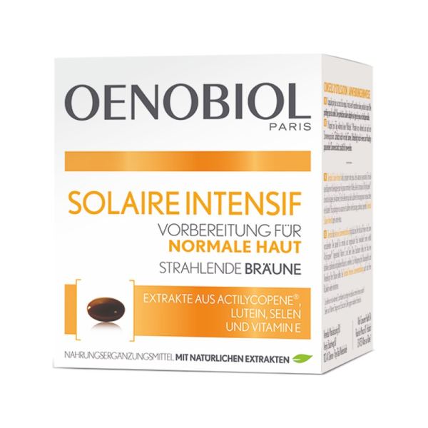 Oenobiol Solaire Intensiv - bereitet die Haut auf die Sonne vor