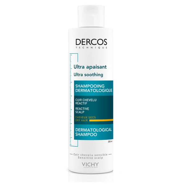 Vichy Dercos Shampoo Ultra-sensitiv trockene Kopfhaut 200 ml