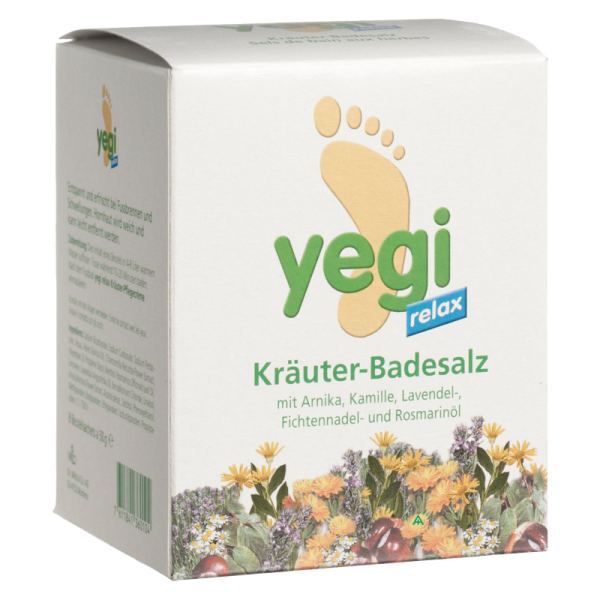 Yegi Relax Kräuter Fussbadesalz 8 Beutel 50 g