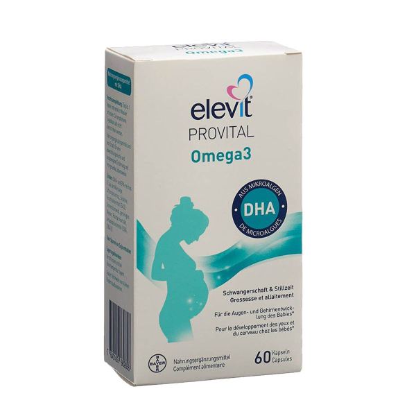 Elevit Provital Omega-3 DHA Kapseln 60 Stück