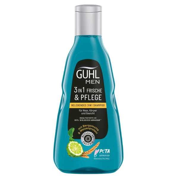 Guhl Men 3in1 Shampoo Frische & Pflege 250 ml