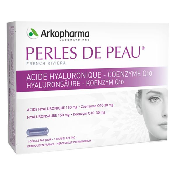 Arkopharma Perles de peau Hyaluronsäure + Q10 30 Kapseln